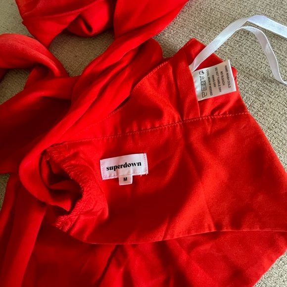 Superdown Jennifer Wrap Top in Red from Revolve - Picture 4 of 7